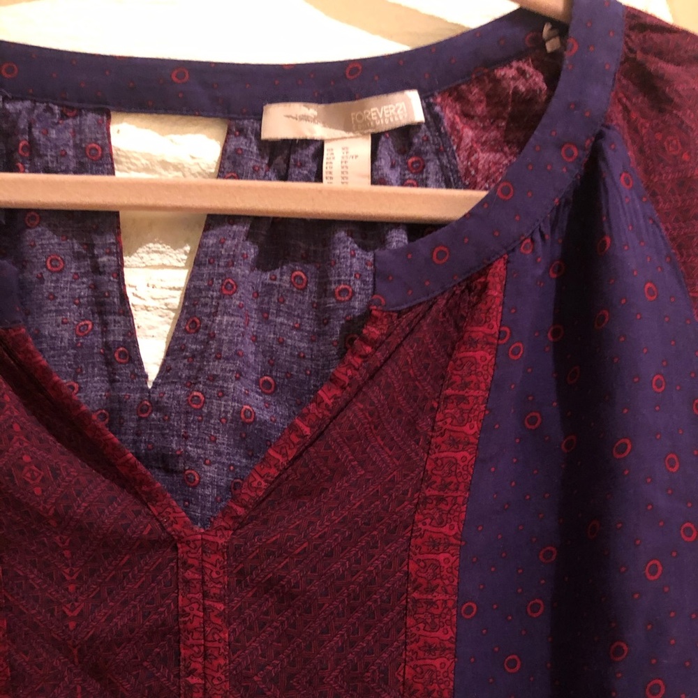 Boho Colorblock Shirt - Picture 2 of 5